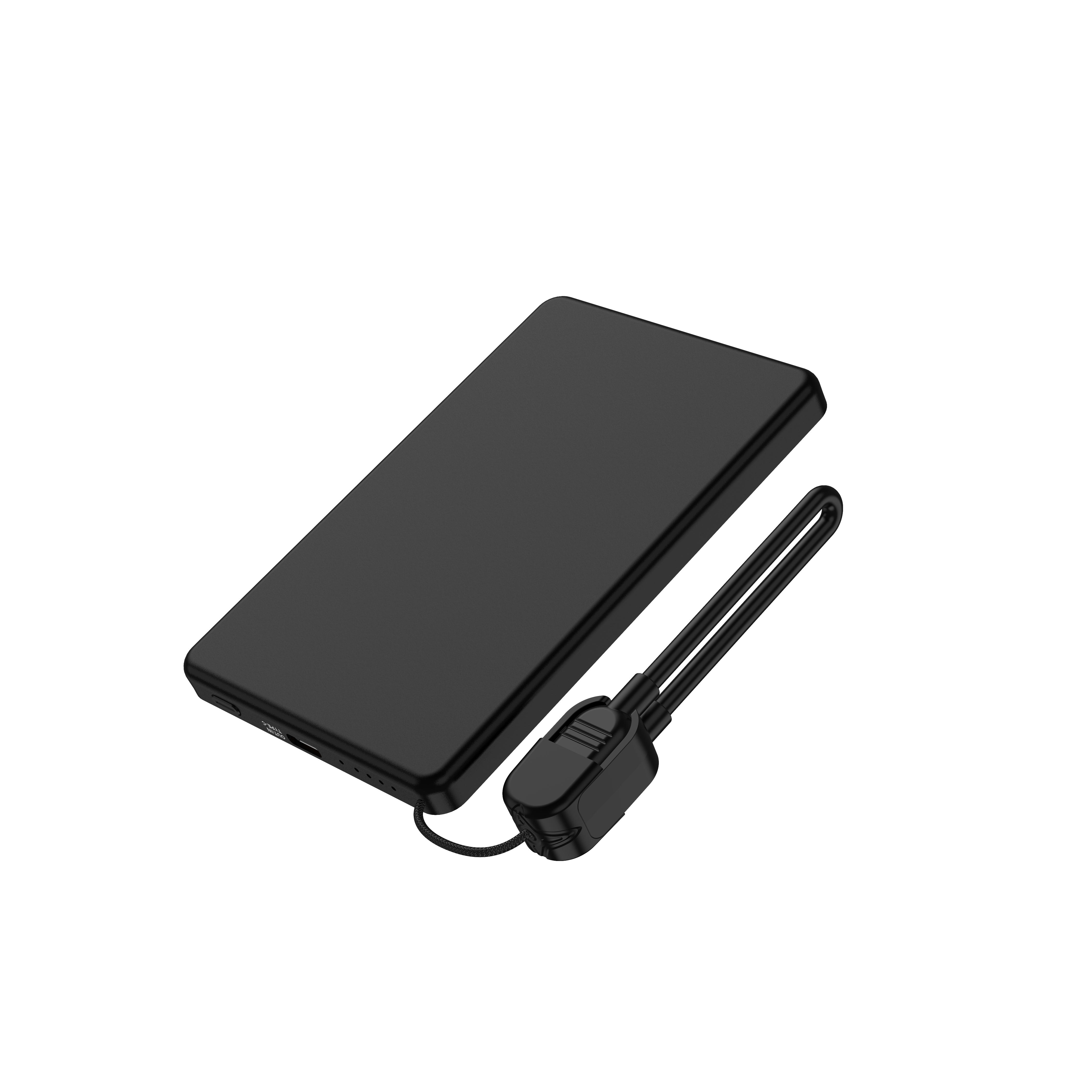 New 5000mAh power bank with cable